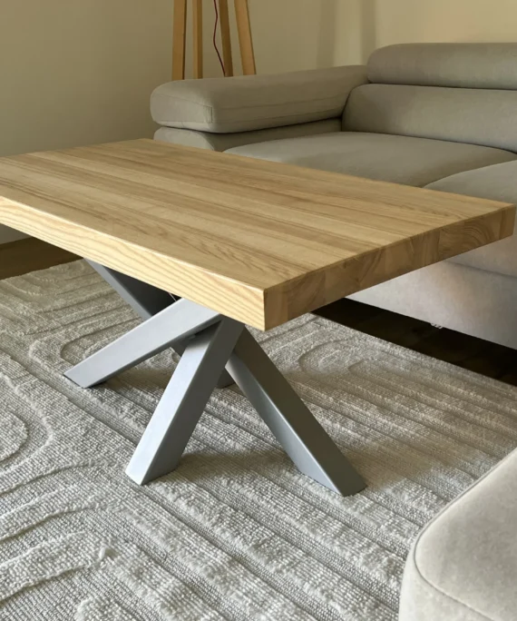 Ława Pająk z litego drewna